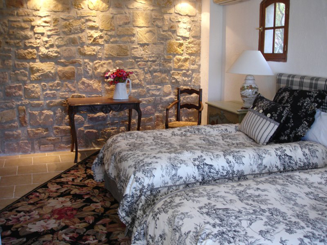 Bedroom also has two beds can be put together as a single king size bed or used independently